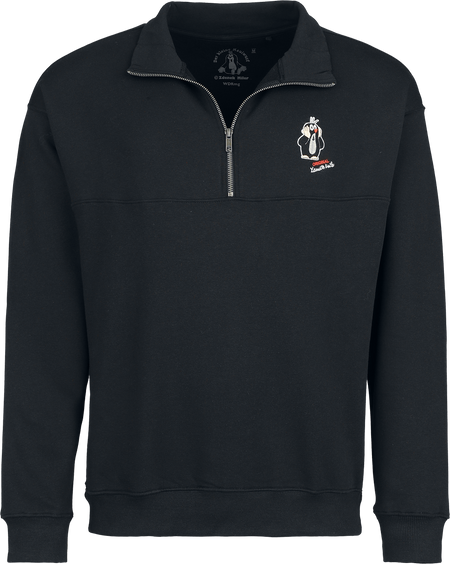 Sweat-shirt  de The Little Mole - La Petite Taupe - Pull Col Camionneur - S à 3XL - pour Homme - noir - The Little Mole - View 2