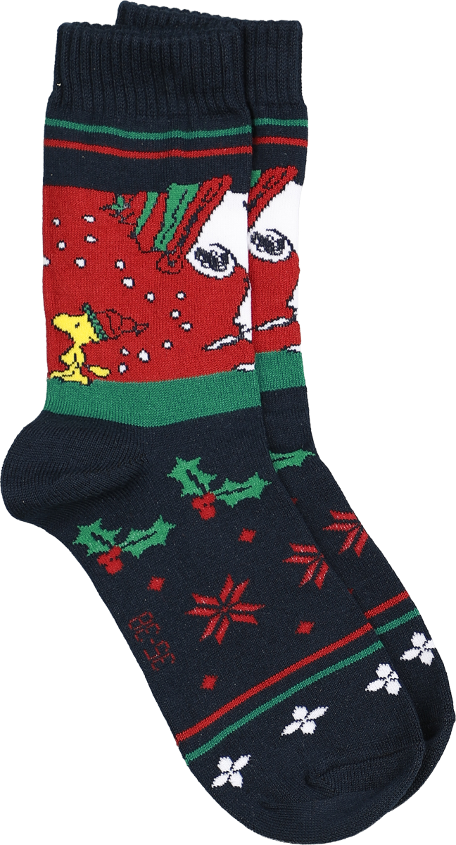 Chaussettes  de Snoopy - EU35-38 à EU 39-42 - pour Unisexe - multicolore - Snoopy - View 2