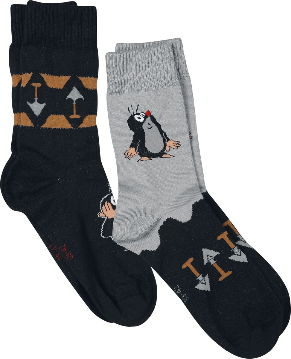 Chaussettes  de The Little Mole - La Petite Taupe - Lot de 2 - EU39-42 à EU 43-46 - pour Unisexe - multicolore - The Little Mole