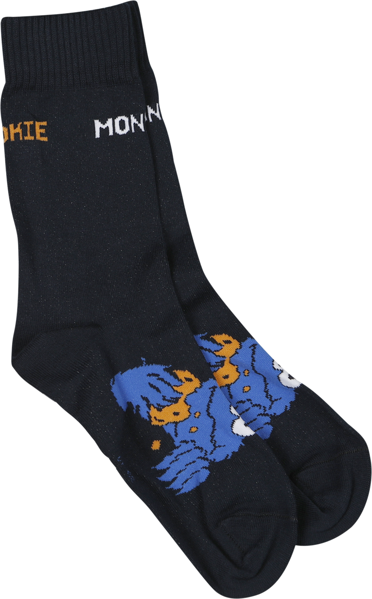 Chaussettes  de Sesame Street - Cookie Monster & Elmo - Lot de 2 - EU39-42 à EU 43-46 - pour Unisexe - multicolore - Sesame Street - View 2