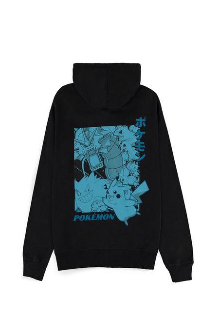 Sweat-shirt zippé à capuche Gaming de Pokémon - Pokémon - Group - S à XL - pour Homme - noir - Pokémon - View 2