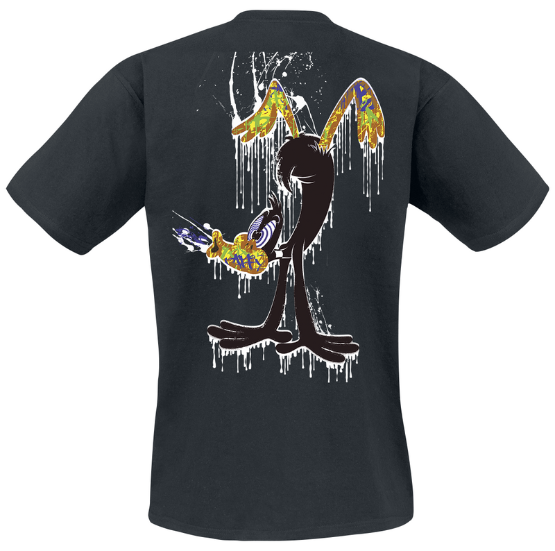 T-Shirt Manches courtes  de Looney Tunes - Daffy Duck - Poirier Peinture - M à 3XL - pour Homme - noir - Looney Tunes - View 2