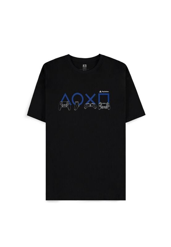 T-Shirt Manches courtes Gaming de Playstation - PlayStation Controller - S à XXL - pour Homme - noir - Playstation