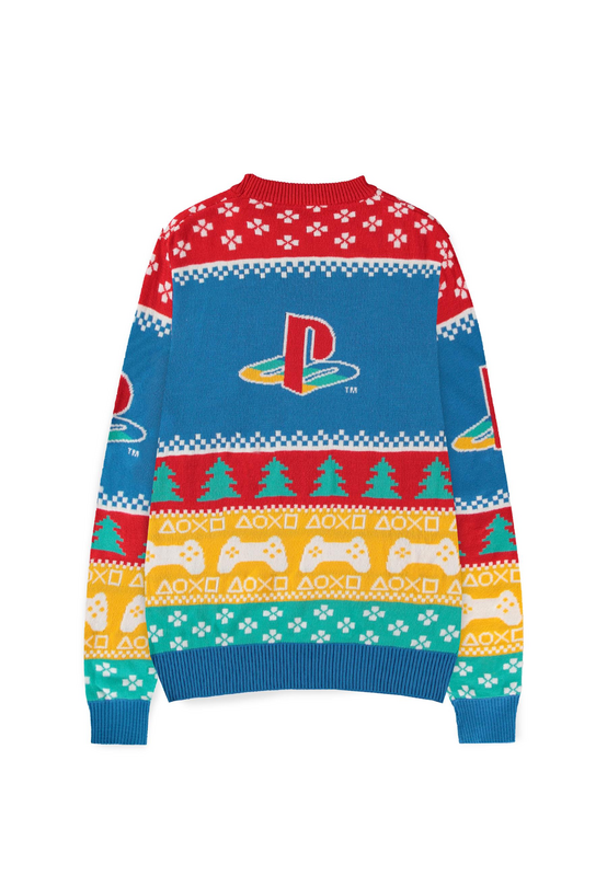 Pull de Noël Gaming de Playstation - Logo Playstation - S à M - pour Homme - multicolore - Playstation - View 2