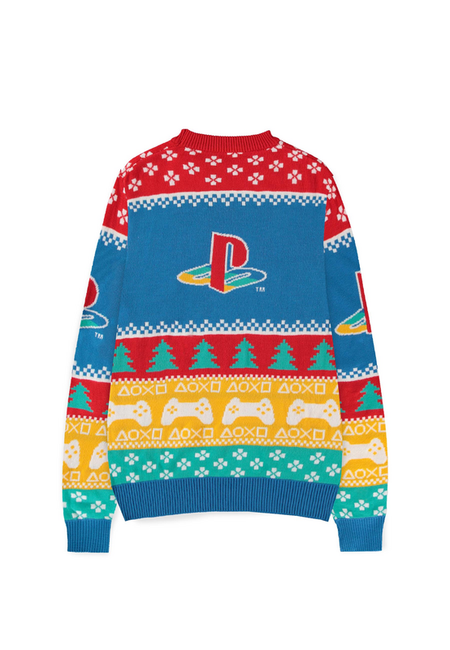 Pull de Noël Gaming de Playstation - Logo Playstation - S à M - pour Homme - multicolore - Playstation - View 2