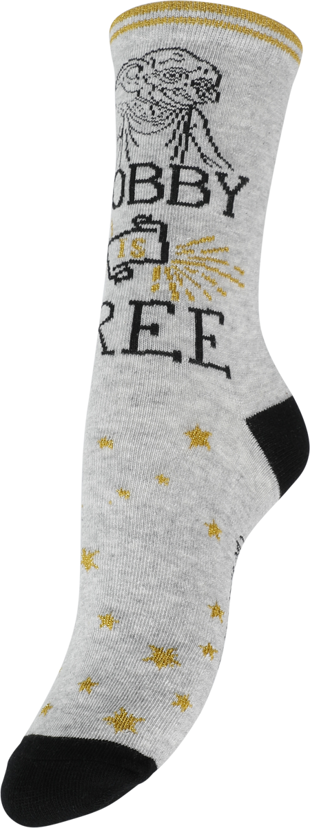 Chaussettes  de Harry Potter - Dobby Is Free - S-M à L-XL - pour Unisexe - multicolore - Harry Potter - View 2