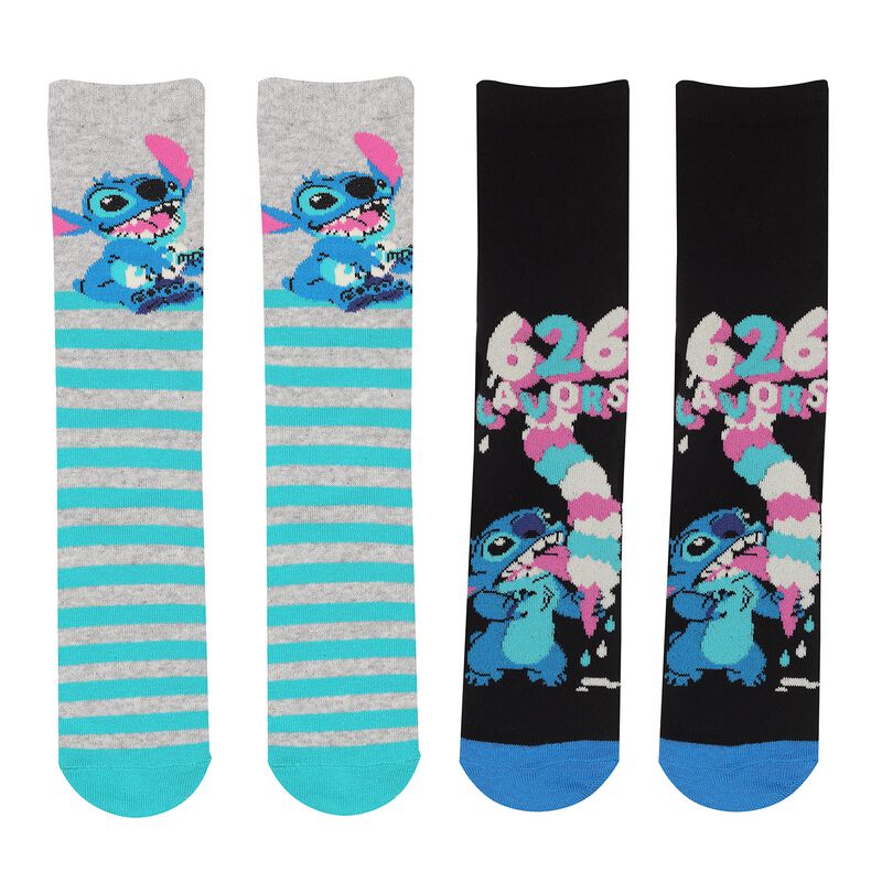 Chaussettes Disney de Lilo & Stitch - Stitch - L-XL - pour Unisexe - multicolore - Lilo & Stitch
