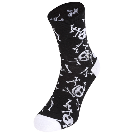Chaussettes Disney de L'Étrange Noël De Monsieur Jack - Bones - S-M à L-XL - pour Unisexe - noir/blanc - L'Étrange Noël De Monsieur Jack - View 2