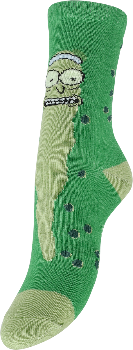 Chaussettes  de Rick & Morty - Pickle Rick - S-M - pour Unisexe - vert - Rick & Morty - View 2
