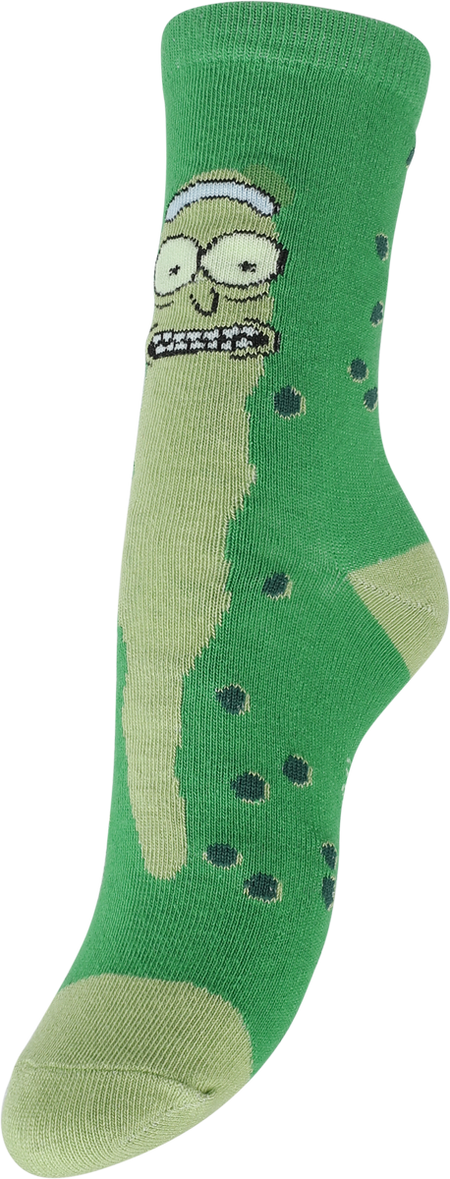 Chaussettes  de Rick & Morty - Pickle Rick - S-M - pour Unisexe - vert - Rick & Morty - View 2