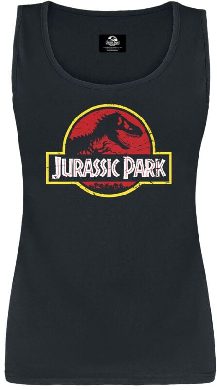 Débardeur  de Jurassic Park - Logo Classique - S à XXL - pour Femme - noir - Jurassic Park