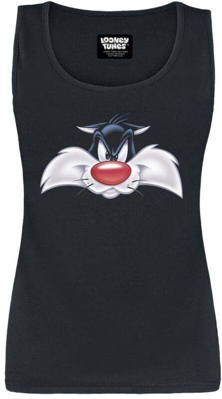 Débardeur  de Looney Tunes - Sylvestre - S à M - pour Femme - noir - Looney Tunes