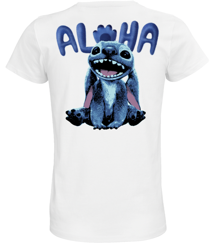 T-Shirt Manches courtes Disney de Lilo & Stitch - Aloha - S à XXL - pour Femme - blanc - Lilo & Stitch - View 2