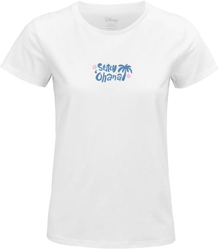 T-Shirt Manches courtes Disney de Lilo & Stitch - Stitch Faces - S à XXL - pour Femme - blanc - Lilo & Stitch