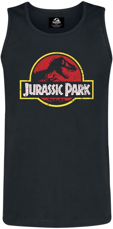 Débardeur  de Jurassic Park - Logo Classique - S à XXL - pour Homme - noir - Jurassic Park