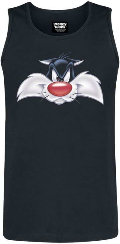 Débardeur  de Looney Tunes - Sylvestre - S à XXL - pour Homme - noir - Looney Tunes