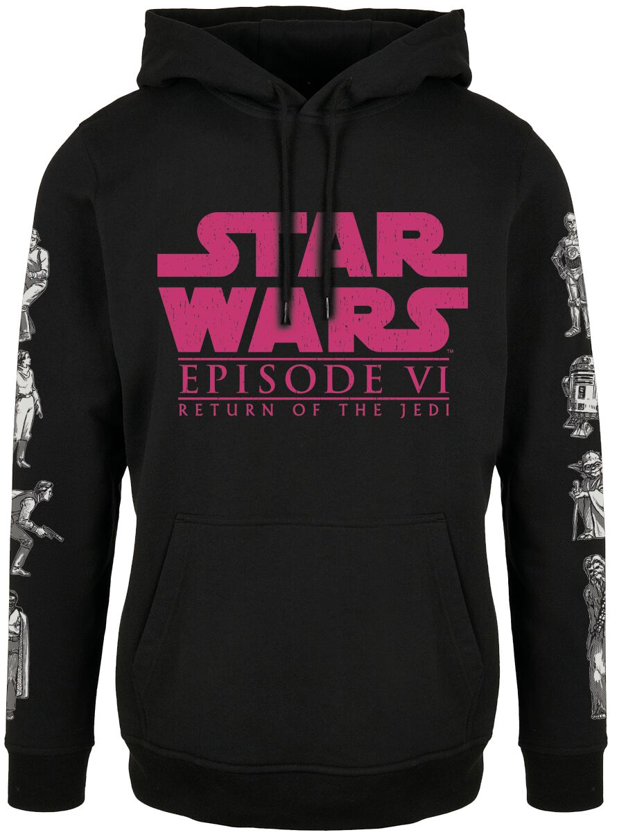 Sweat-shirt à capuche Disney de Star Wars - Star Wars Épisode 6 - Le Retour du Jedi - S à XXL - pour Homme - noir - Star Wars