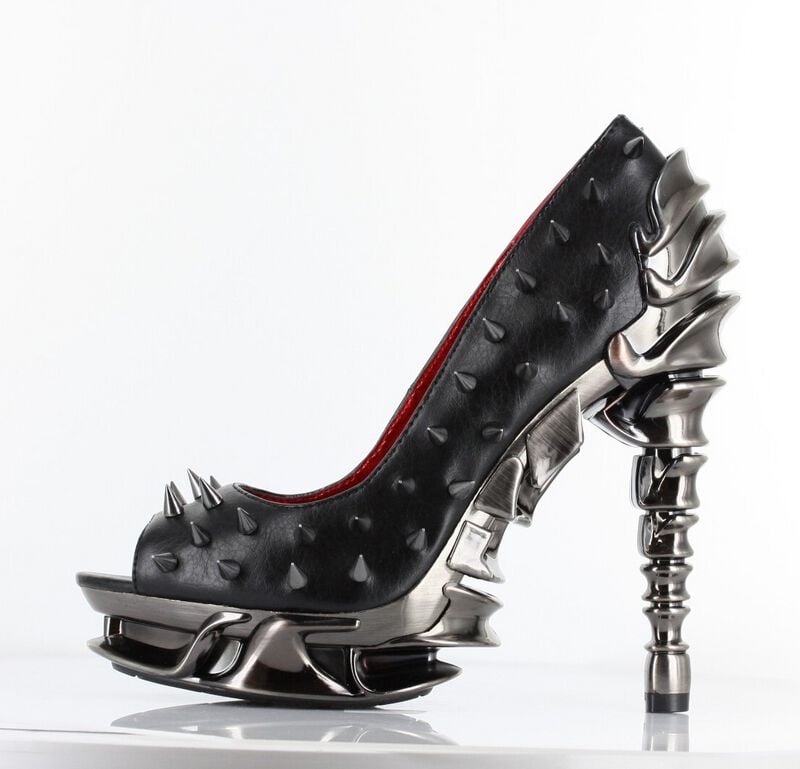 Talons hauts  de Hades Footwear - Talon - EU38 à EU41 - pour Femme - blanc/noir - Hades Footwear