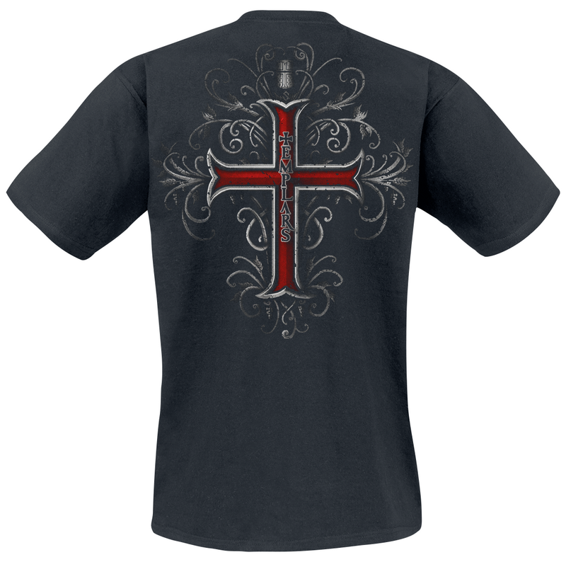 T-Shirt Manches courtes  de Sabaton - Templars - S à 5XL - pour Homme - noir - Sabaton - View 2