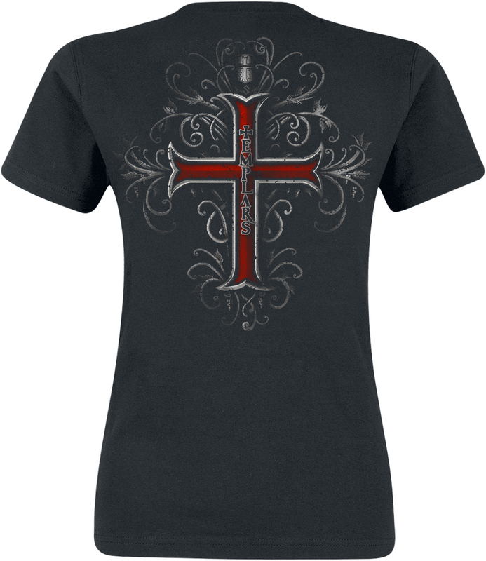 T-Shirt Manches courtes  de Sabaton - Templars - S à XXL - pour Femme - noir - Sabaton - View 2