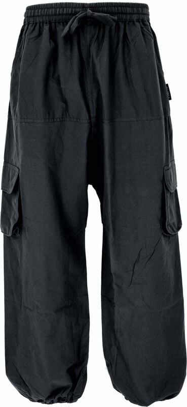 Pantalon Cargo  de Guru-Shop - Goahose, Yoga Hose - schwarz - S-M à L-XL - pour Homme - noir - Guru-Shop