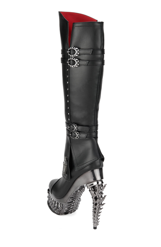 Bottes Gothic de Hades Footwear - Alchemy England - Undertaker - EU37 à EU42 - pour Femme - noir - Hades Footwear - View 2