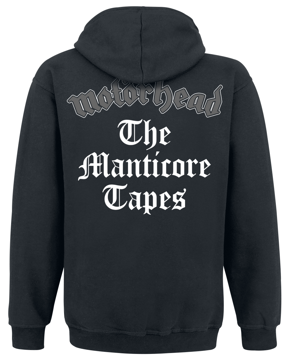 Sweat-shirt à capuche  de Motörhead - The Manticore Tapes - S à XL - pour Homme - noir - Motörhead - View 2