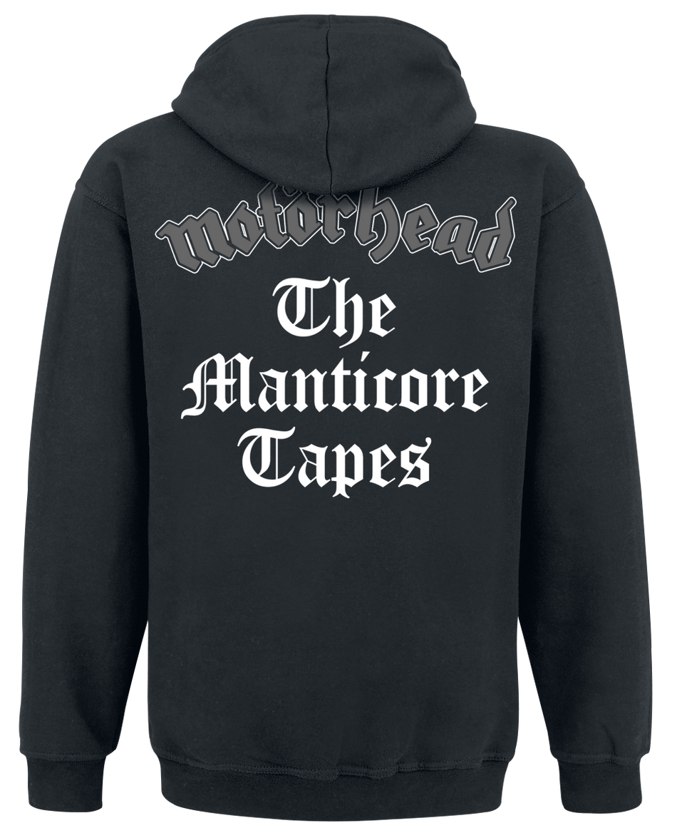 Sweat-shirt à capuche  de Motörhead - The Manticore Tapes - S à XL - pour Homme - noir - Motörhead - View 2