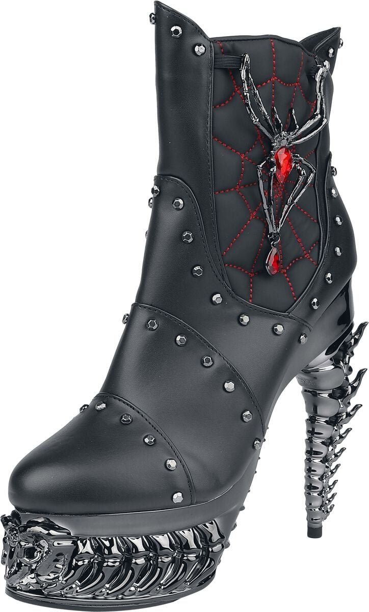 Talons hauts Gothic de Hades Footwear - Alchemy England - Black Widow Red - EU38 à EU41 - pour Femme - rouge - Hades Footwear