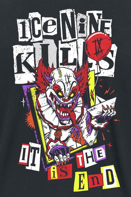 T-Shirt Manches courtes  de Ice Nine Kills - It Is The End - S à 4XL - pour Homme - noir - Ice Nine Kills - View 2