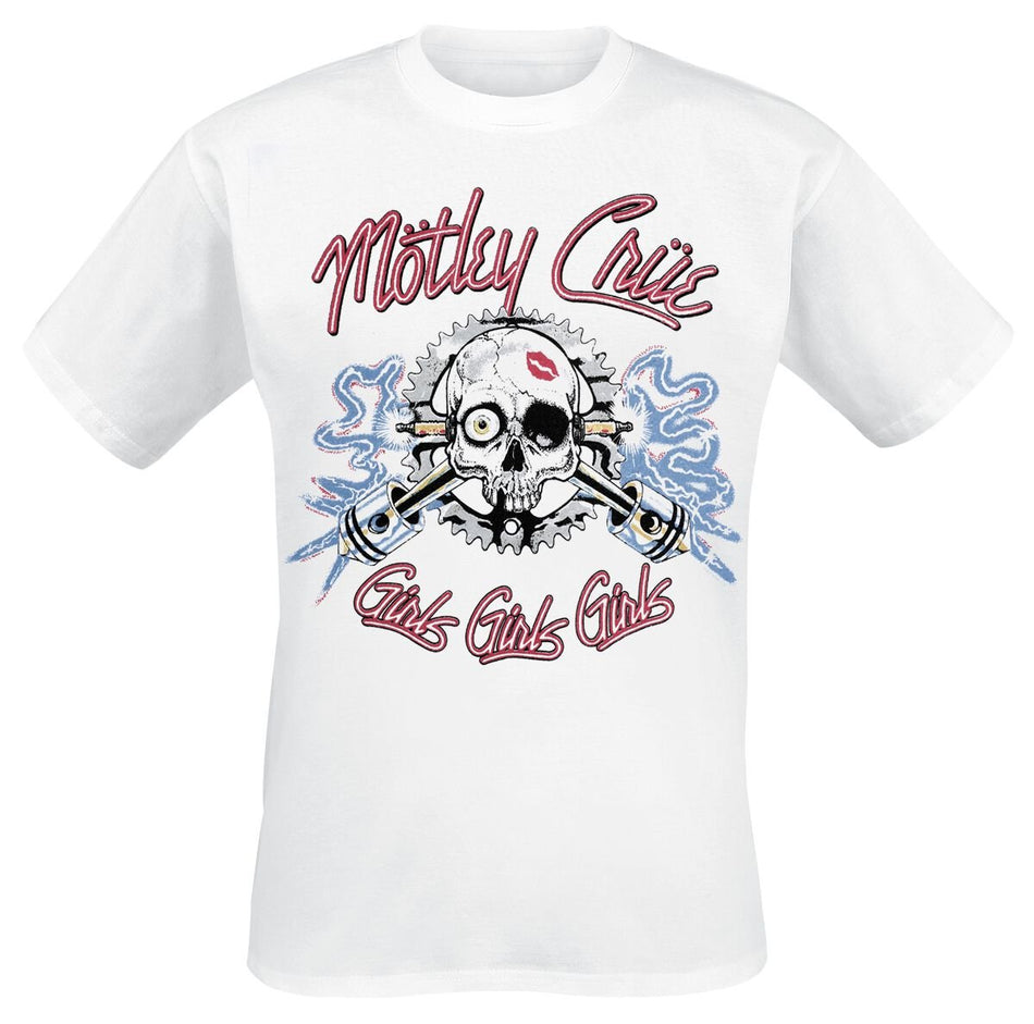 T-Shirt Manches courtes  de Mötley Crüe - Vintage Sparkplug - S à 4XL - pour Homme - blanc - Mötley Crüe