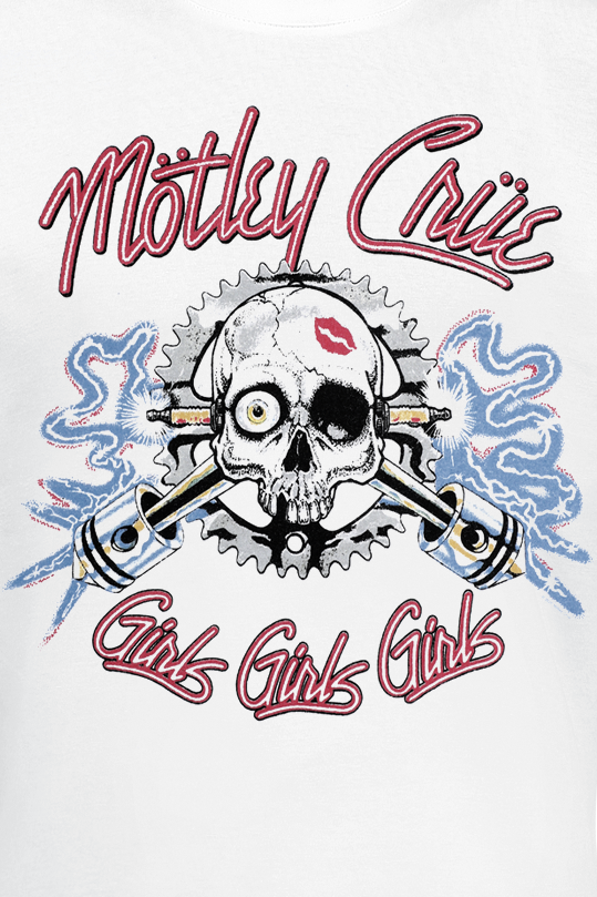 T-Shirt Manches courtes  de Mötley Crüe - Vintage Sparkplug - S à 4XL - pour Homme - blanc - Mötley Crüe - View 2