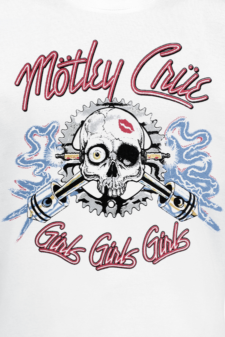 T-Shirt Manches courtes  de Mötley Crüe - Vintage Sparkplug - S à 4XL - pour Homme - blanc - Mötley Crüe - View 2