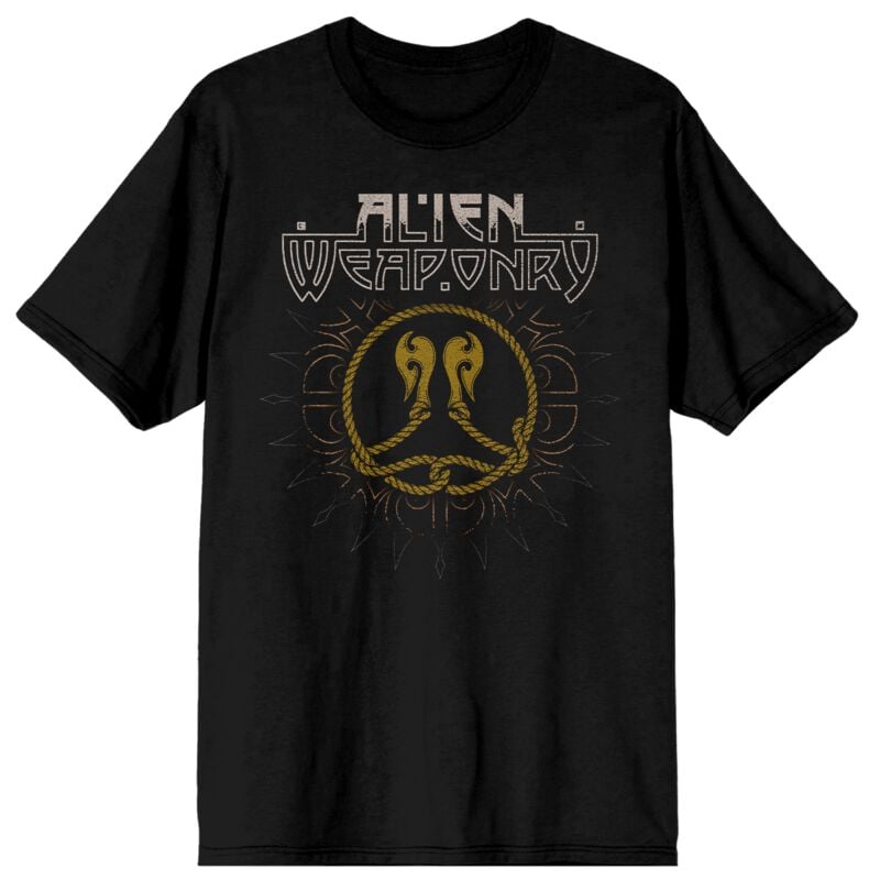 T-Shirt Manches courtes  de Alien Weaponry - Sun Logo - S à 4XL - pour Homme - noir - Alien Weaponry