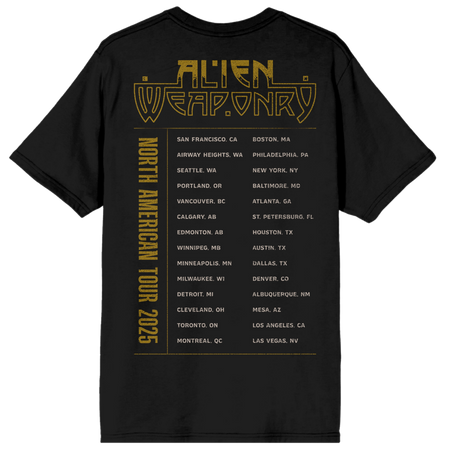 T-Shirt Manches courtes  de Alien Weaponry - Sun Logo - S à 4XL - pour Homme - noir - Alien Weaponry - View 2