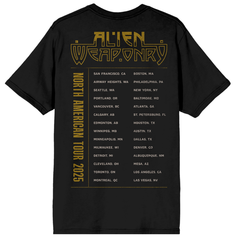 T-Shirt Manches courtes  de Alien Weaponry - Sun Logo - S à 4XL - pour Homme - noir - Alien Weaponry - View 2