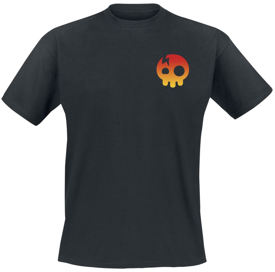 T-Shirt Manches courtes  de The Living Tombstone - Grandient Skull - S à XXL - pour Homme - noir - The Living Tombstone