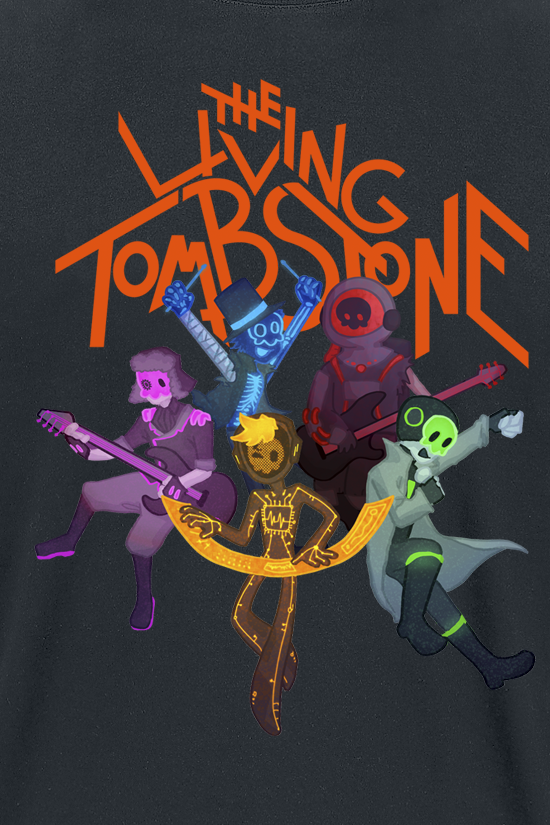 T-Shirt Manches courtes  de The Living Tombstone - Illustration Band - S à XXL - pour Homme - noir - The Living Tombstone - View 2