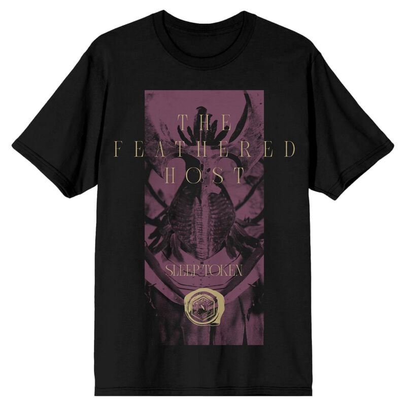 T-Shirt Manches courtes  de Sleep Token - Feathered Host - S à 3XL - pour Homme - noir - Sleep Token