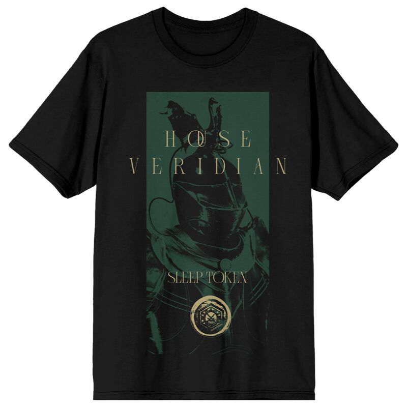T-Shirt Manches courtes  de Sleep Token - House Veridian - S à 3XL - pour Homme - noir - Sleep Token