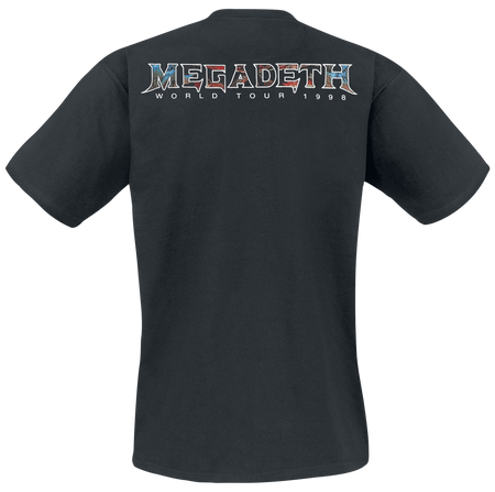T-Shirt Manches courtes  de Megadeth - Chaos Chains Vintage - S à 4XL - pour Homme - noir - Megadeth - View 2