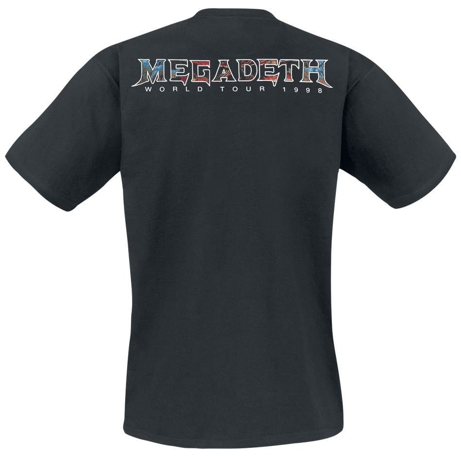 T-Shirt Manches courtes  de Megadeth - Chaos Chains Vintage - S à 4XL - pour Homme - noir - Megadeth - View 2