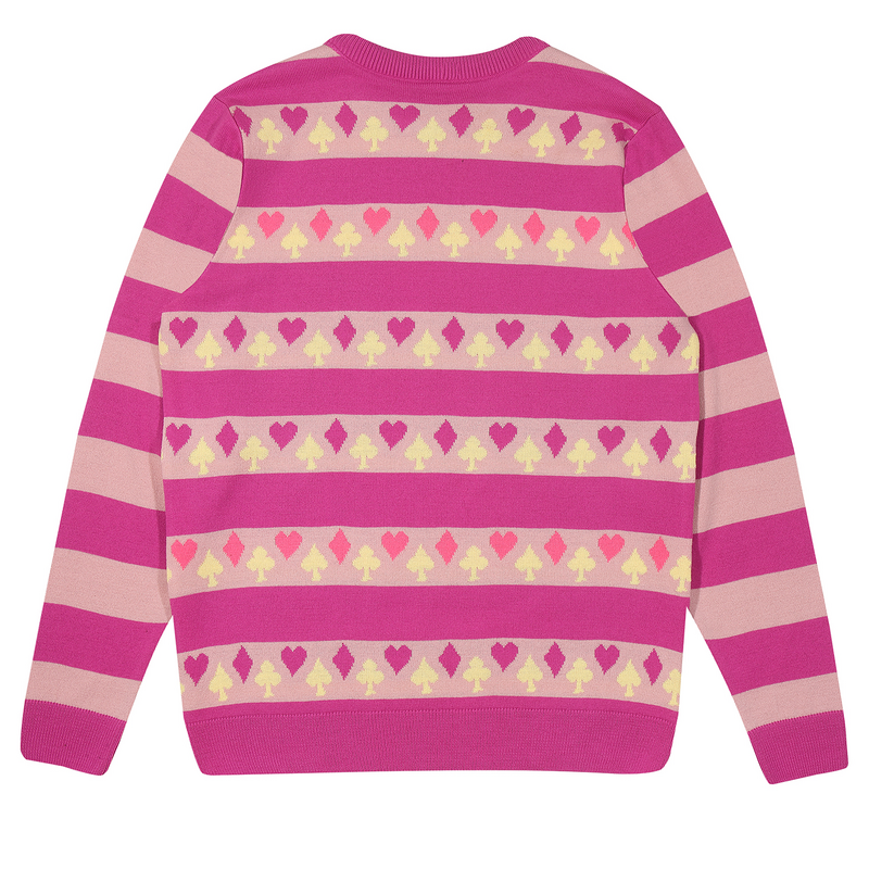 Pull tricoté Disney de Alice Au Pays Des Merveilles - All Mad Here - S à L - pour Homme - multicolore - Alice Au Pays Des Merveilles - View 2