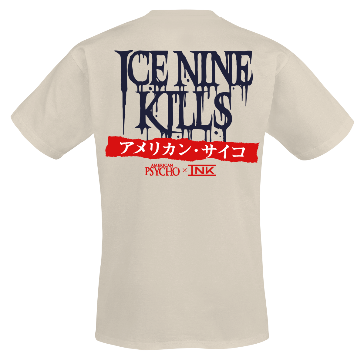 T-Shirt Manches courtes  de Ice Nine Kills - Bateman Face - S à 4XL - pour Homme - sable - Ice Nine Kills - View 2
