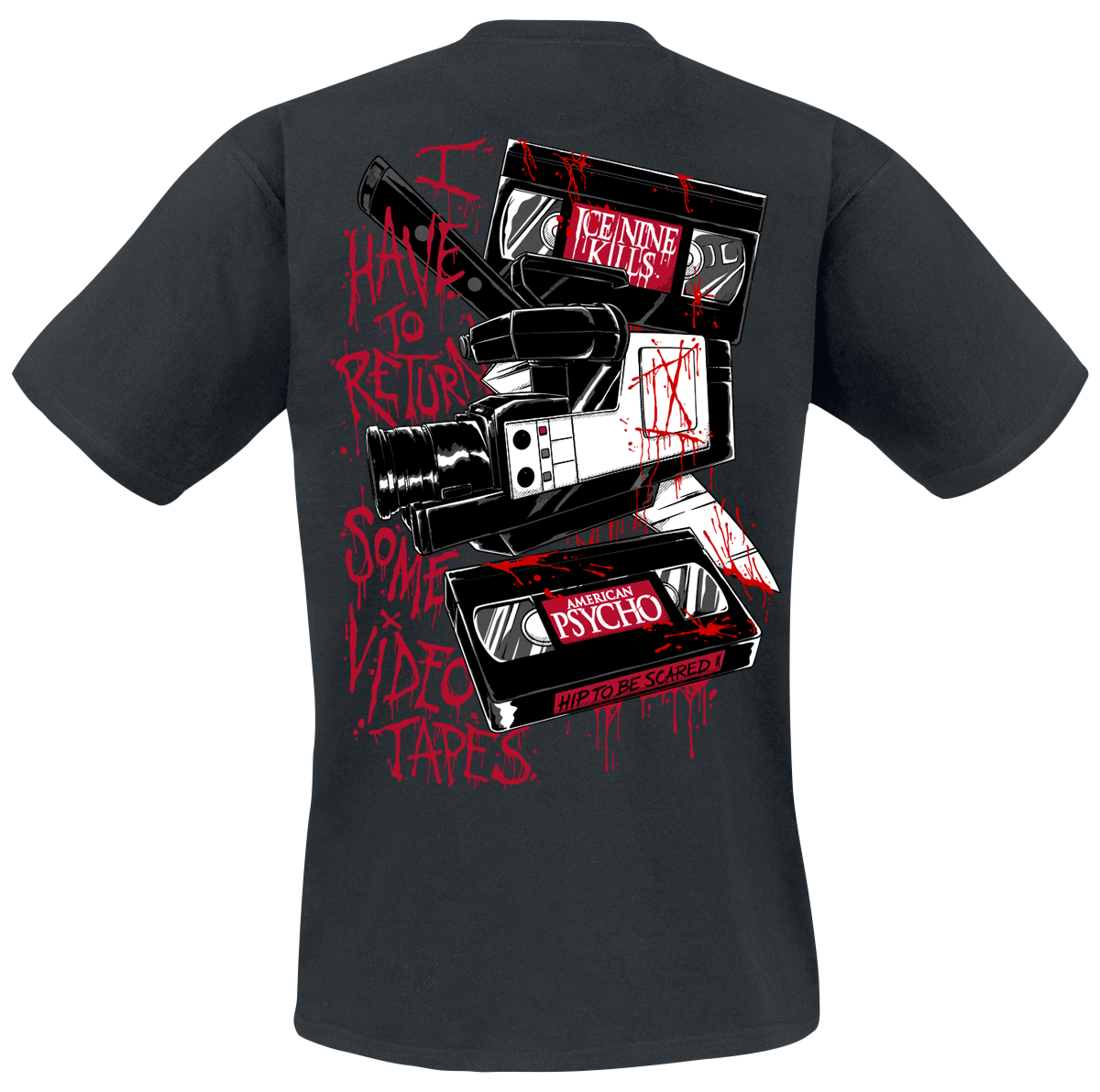 T-Shirt Manches courtes  de Ice Nine Kills - Video - M à 4XL - pour Homme - noir - Ice Nine Kills - View 2