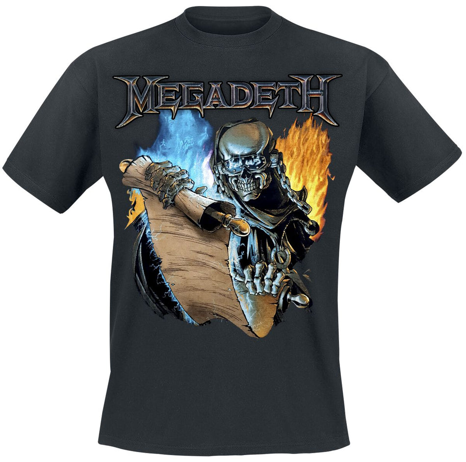 T-Shirt Manches courtes  de Megadeth - Cryptic Writings Vintage - S à 3XL - pour Homme - noir - Megadeth