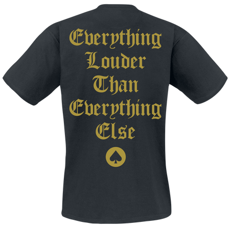 T-Shirt Manches courtes  de Motörhead - Golden England - Everything Louder Than Everything Else - S à 4XL - pour Homme - noir - Motörhead - View 2