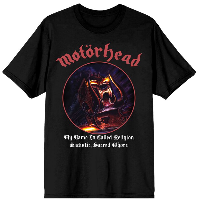 T-Shirt Manches courtes  de Motörhead - 50 My Name Is Called Religion - S à 4XL - pour Homme - noir - Motörhead