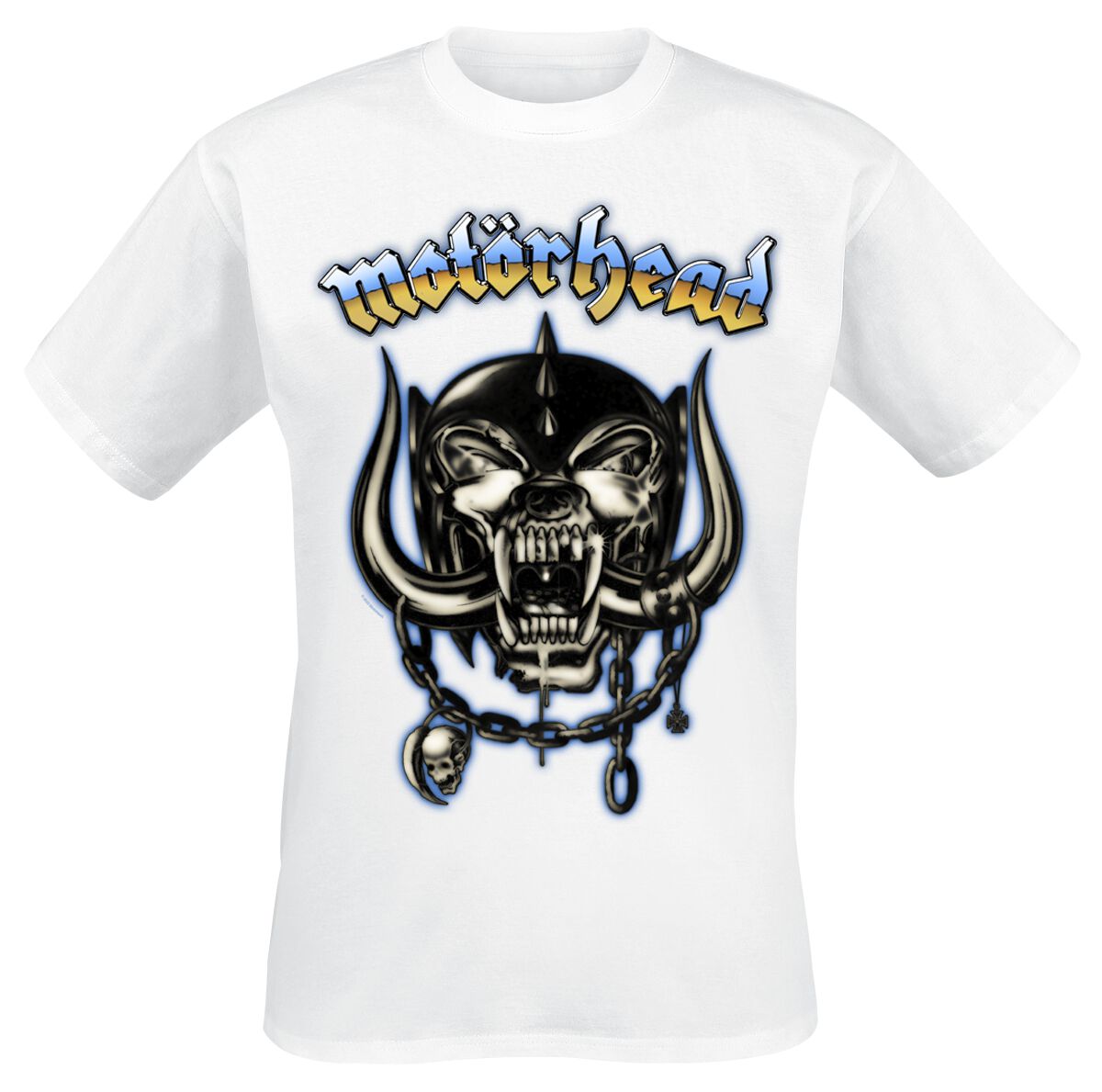 T-Shirt Manches courtes  de Motörhead - 50 Airbrush Warpig - S à 4XL - pour Homme - blanc - Motörhead