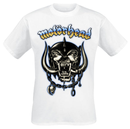 T-Shirt Manches courtes  de Motörhead - 50 Airbrush Warpig - S à 4XL - pour Homme - blanc - Motörhead